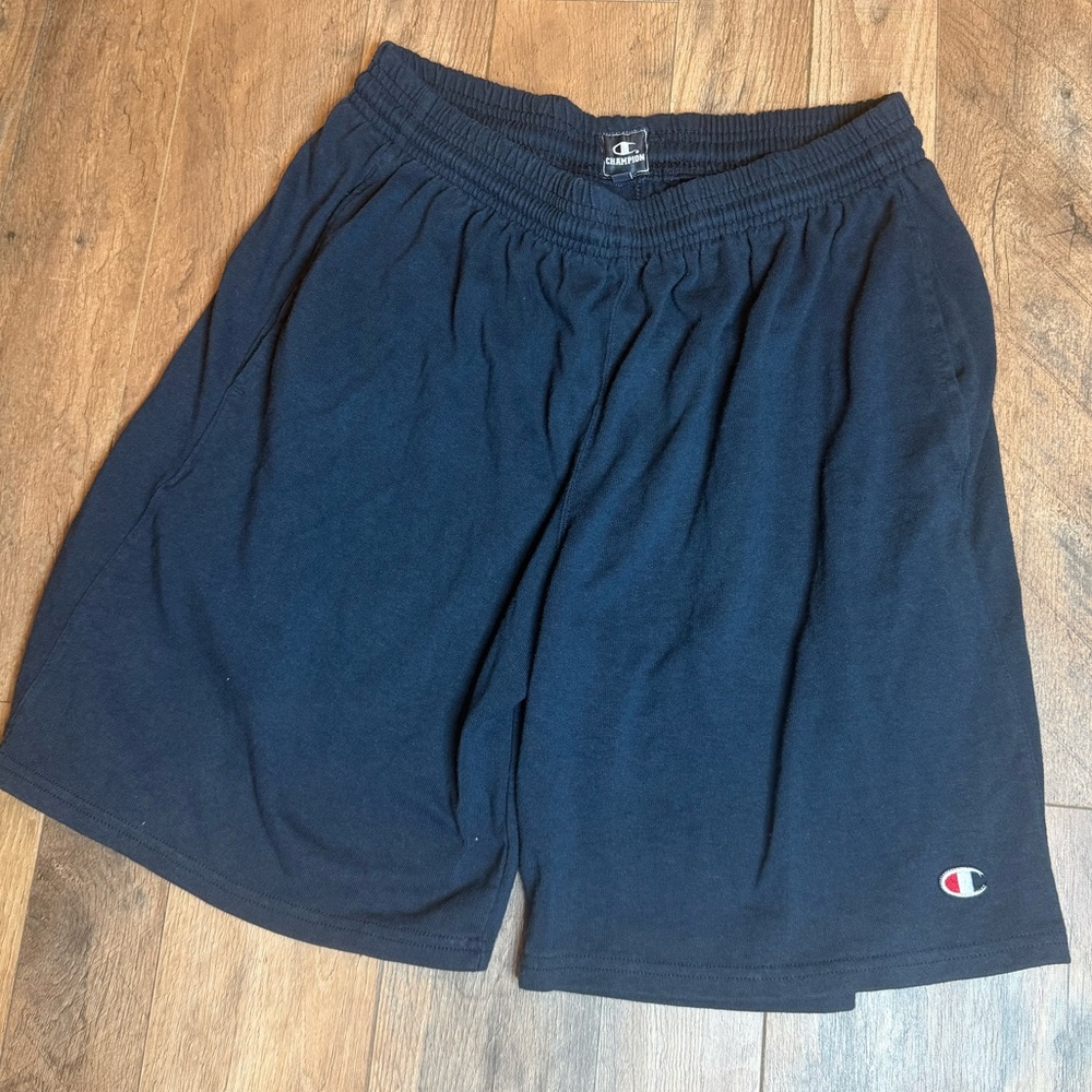 Champion Men's Navy Athletic Shorts
